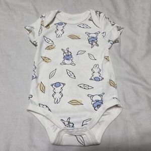 Disney White Bodysuit with Thumper and Leaves
